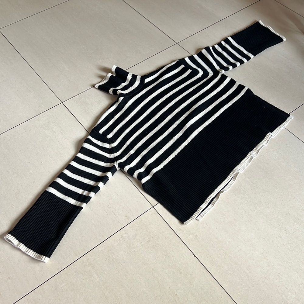 Toteme XS Signature Stripe Turtleneck